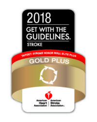 2018 Award image for Get With The Guidelines® - Stroke Gold Plus Quality Achievement Award