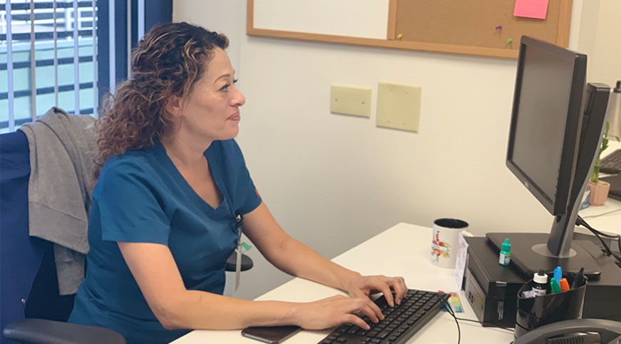 Ophthalmology Employee Diana Rodriguez Feels a Deep Connection with the Hospital