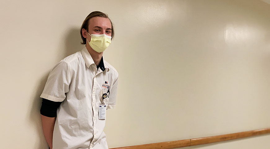 Patient Transporter William Knecht Comforts Patients along the Way with Conversation